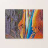 Coucher du soleil au puzzle d'arbre de Joshua (Horizontal)