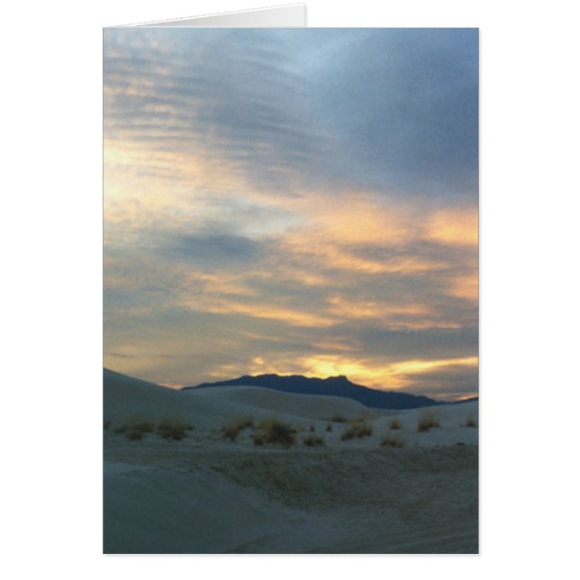 Coucher du soleil aux sables blancs (Devant)