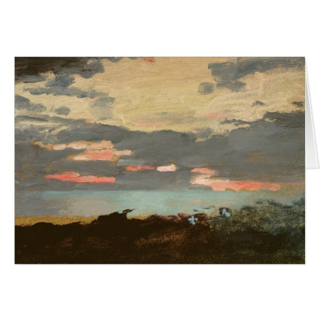 Coucher du soleil, baie de Saco (Devant horizontal)