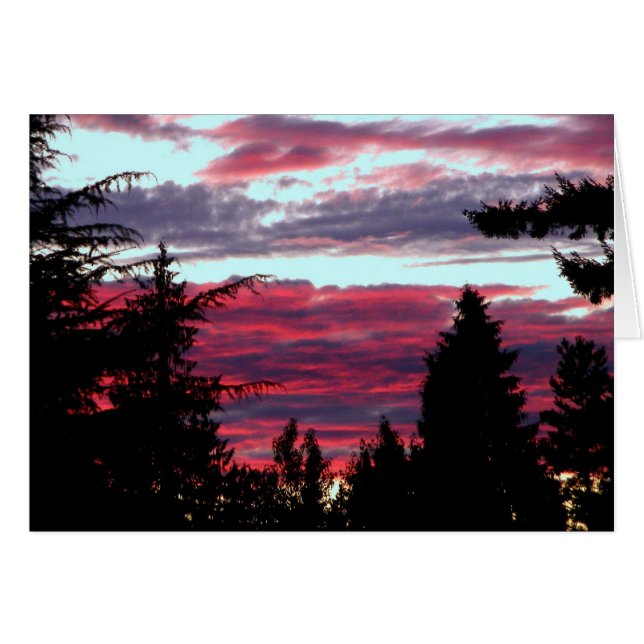 Coucher du soleil brillant (Devant Horizontal)