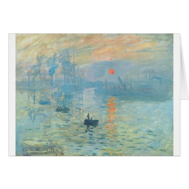 Coucher du soleil - Claude Monet (Devant horizontal)