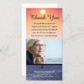 Coucher du soleil commémoratif de voilier de Merci (Devant / Derrière)