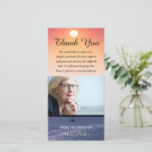 Coucher du soleil commémoratif de voilier de Merci (Debout devant)