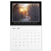Coucher du soleil dans le calendrier du pays 2017 (Mar 2027)
