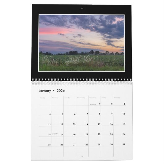 Coucher du soleil dans le calendrier mensuel du (Jan 2026)