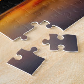 Coucher du soleil dans le puzzle difficile de (Côté)