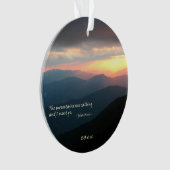 Coucher du soleil dans le Smokies : Mtns sont (devant)