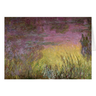 Coucher du soleil de nénuphars de Claude Monet ,