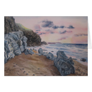 Coucher du soleil de plage