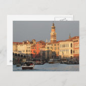 Coucher du soleil de Venise à près de la carte (Devant / Derrière)