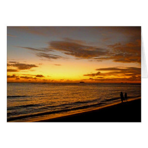 Coucher du soleil de Waikiki