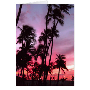 Coucher du soleil de Waikiki