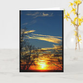 Coucher du soleil de Winnebago de lac toute carte (Fleur jaune)