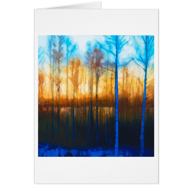 Coucher du soleil d'hiver sur le lac Siljan (Devant)