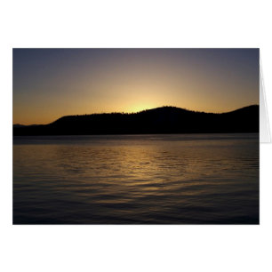 Coucher du soleil d'or