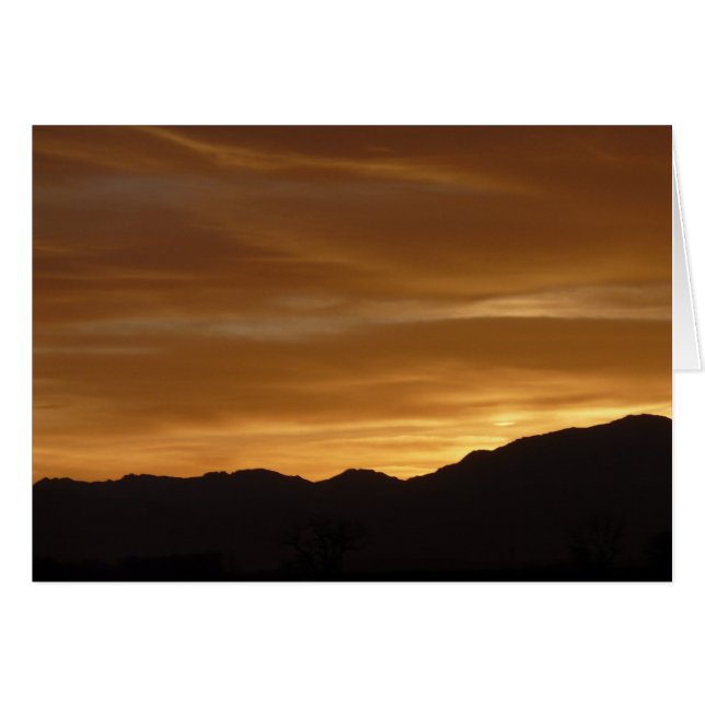 Coucher du soleil du Wyoming (Devant horizontal)