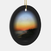 Coucher du soleil Emerald Isle, ornement d'OR (Droite)