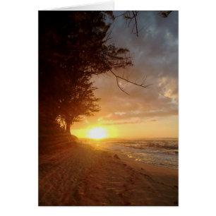 Coucher du soleil hawaïen