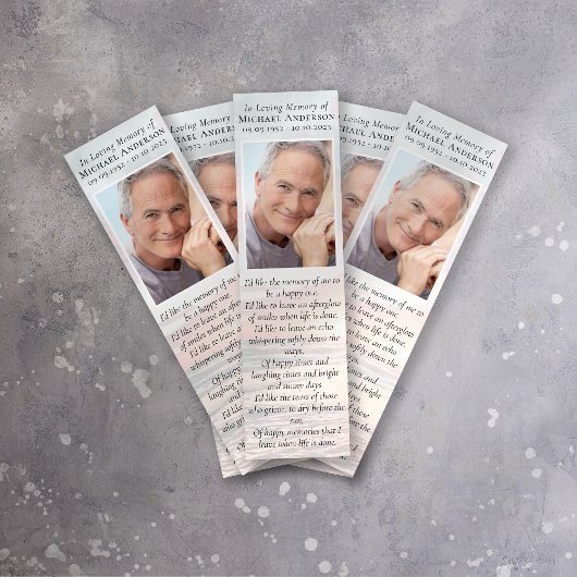 Coucher du soleil | Modèle de Signet funéraire do-