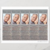 Coucher du soleil | Modèle de Signet funéraire do- (Devant)