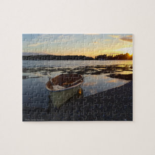 Coucher du soleil rêveur du puzzle PT11