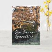 Coucher du soleil sur la carte de sympathie (Fleur jaune)