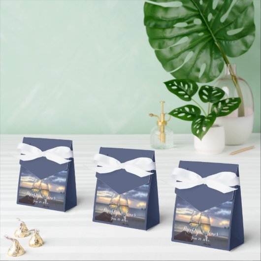 Coucher Du Soleil Sur La Plage Ballotins De Mariag (Multiple)