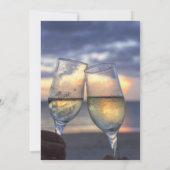 Coucher Du Soleil Sur La Plage Invitations De Douc (Dos)