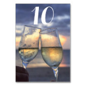 Coucher Du Soleil Sur La Plage Numéros De Table De (Par défaut)