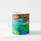 Coucher du soleil sur la tasse de café de (Devant gauche)