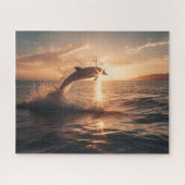 Coucher Le Soleil Du Matin - Puzzle Dauphin (Horizontal)