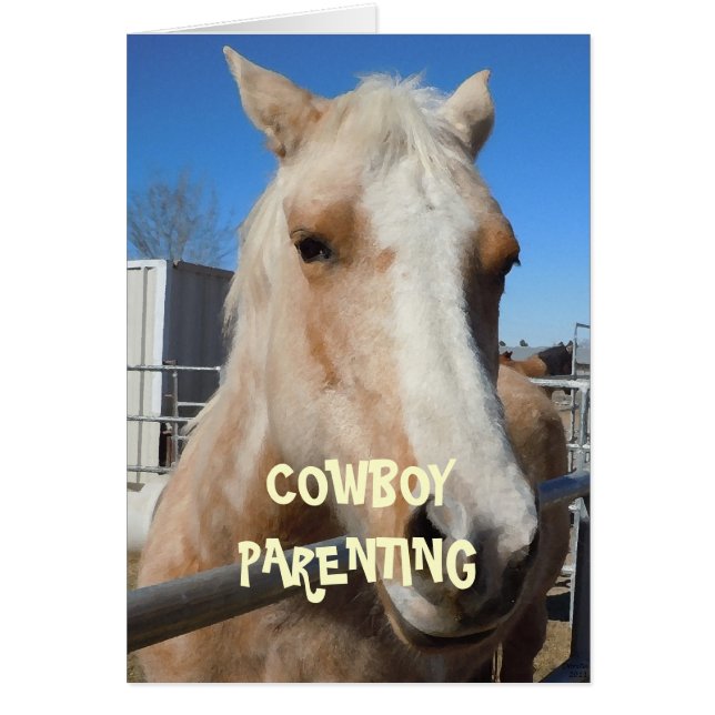 Couches-culottes de bébé - Parenting de cowboy (Devant)