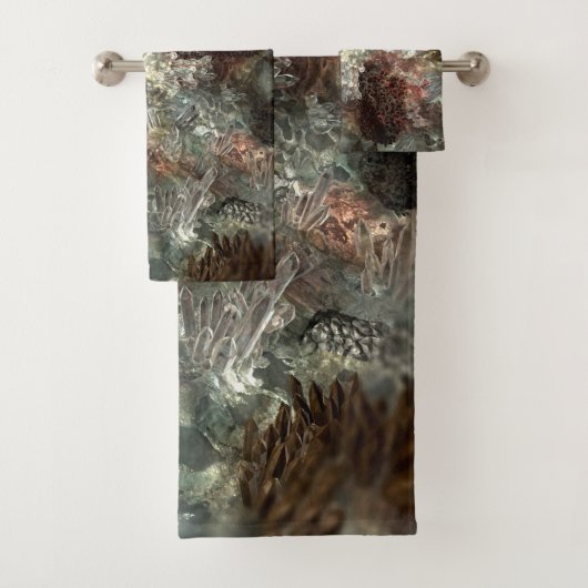 Couches de cristaux Brown coupées (En situation)