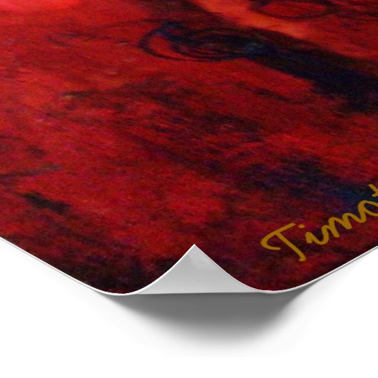 Couches de temps - Impression de toile (Coin)