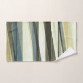 Couches Semi-Transparent En Sable Brown Et Bleu (Serviette à main)