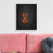 Coucou & Bow côte à côte sur toile noire 11x14 (Insitu(Salon))