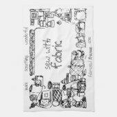 Coudre Avec Fil De Tissu Serviette De Cuisine (Vertical)