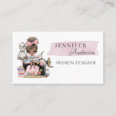Coudre Carte de visite concepteur de mode  (Devant)