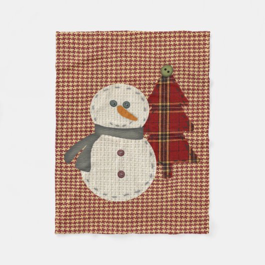 Coudre couverture en polaire de Noël (Devant)