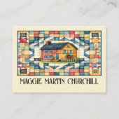 Coudre, Crochet, Carte de visite de couette (Devant)