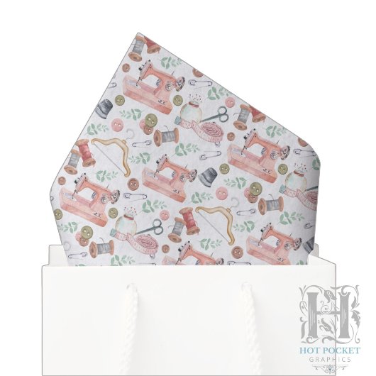 Coudre du papier de soie