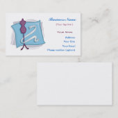 Coudre le modèle de carte de visite (Devant / Derrière)