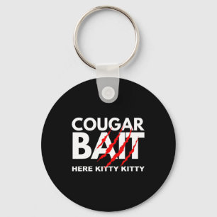 Cougar aas leuk Halloween kostuum oudere vrouw jon Sleutelhanger