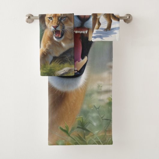 Cougar Bad Handdoek (Insitu)