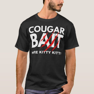 Cougar Bait Funny Halloween Costume Older Woman Yo T-shirt