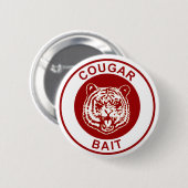 Cougar Bait Ronde Button 5,7 Cm (Voorkant /achterkant)