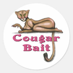 Cougar Bait Ronde Sticker