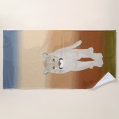 Cougar Beach Towel Strandlaken (Voorkant)