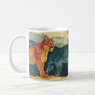 Cougar bergleeuw koffiemok