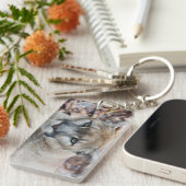 Cougar, berlion, Florida panther, Puma Sleutelhanger (Voorkant Rechts)